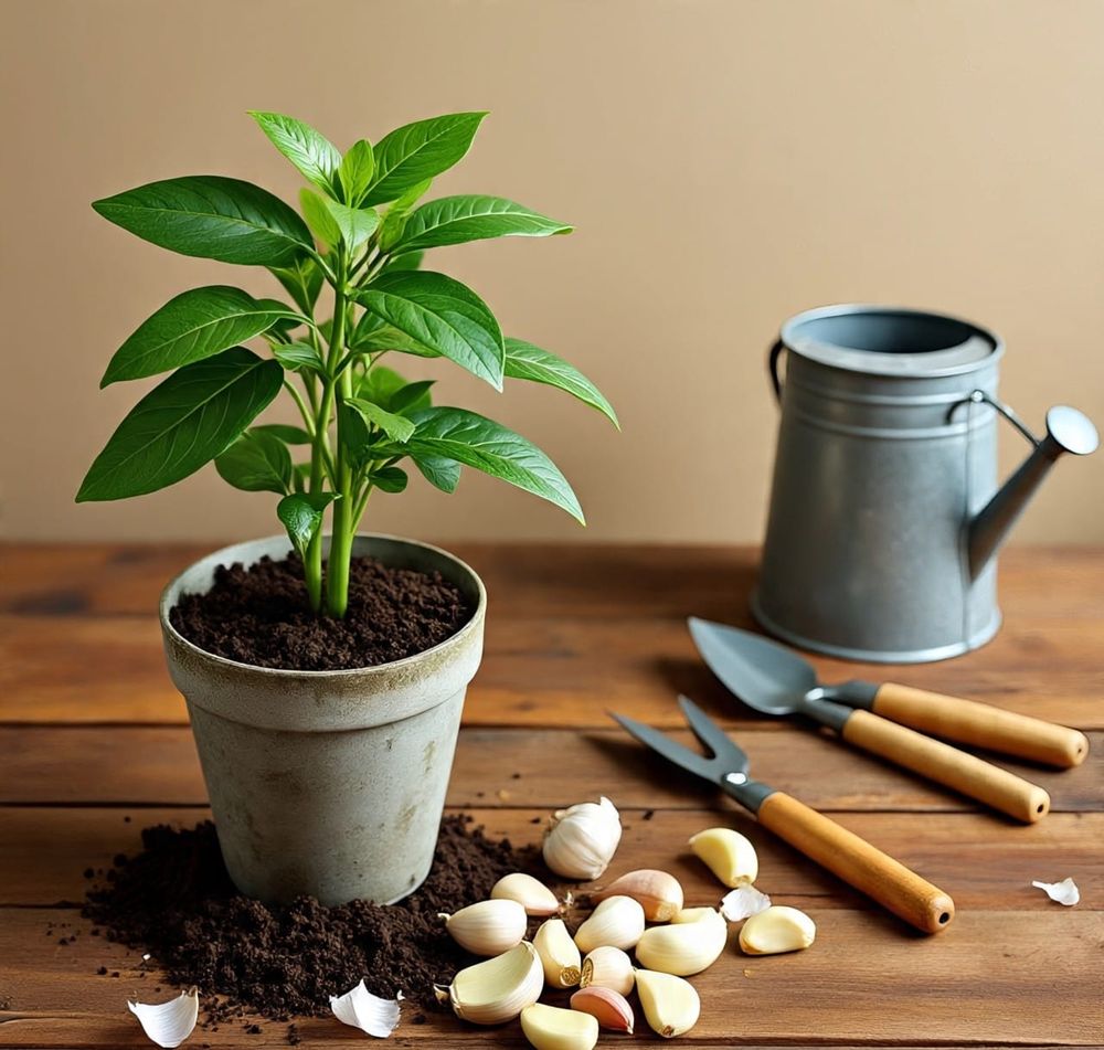 Las plantas pueden tener un beneficio extra para su crecimiento saludable a través de las cáscaras y así evitar un poco los fertilizantes fuertes.