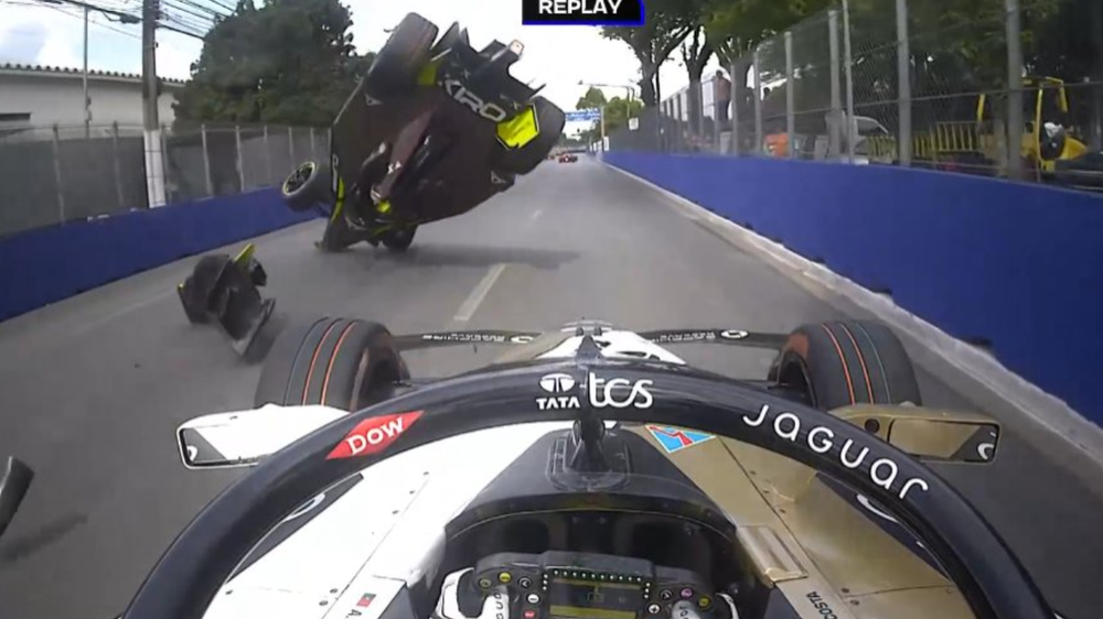 Espectacular accidente en la Fórmula E.