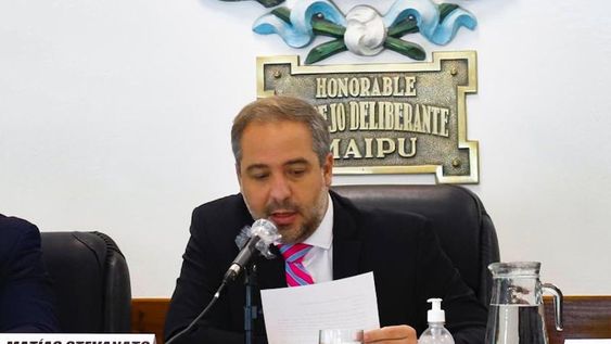 El intendente de Maipú, Matías Stevanato, obtuvo la aprobación por unanimidad del presupuesto 2023.