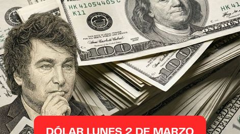 Dólar minorista para el lunes 2 de marzo 2026.