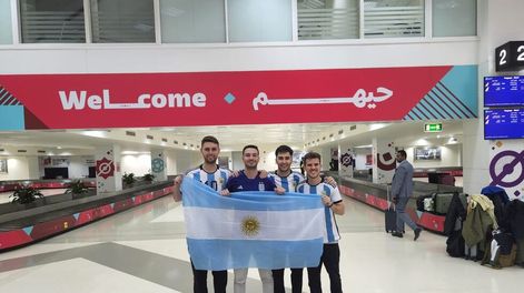 Juan Ignacio Corcull, Cesar Daste, Francisco Maldonado y Ramiro Viñas, mendocinos en el Mundial. / gentileza