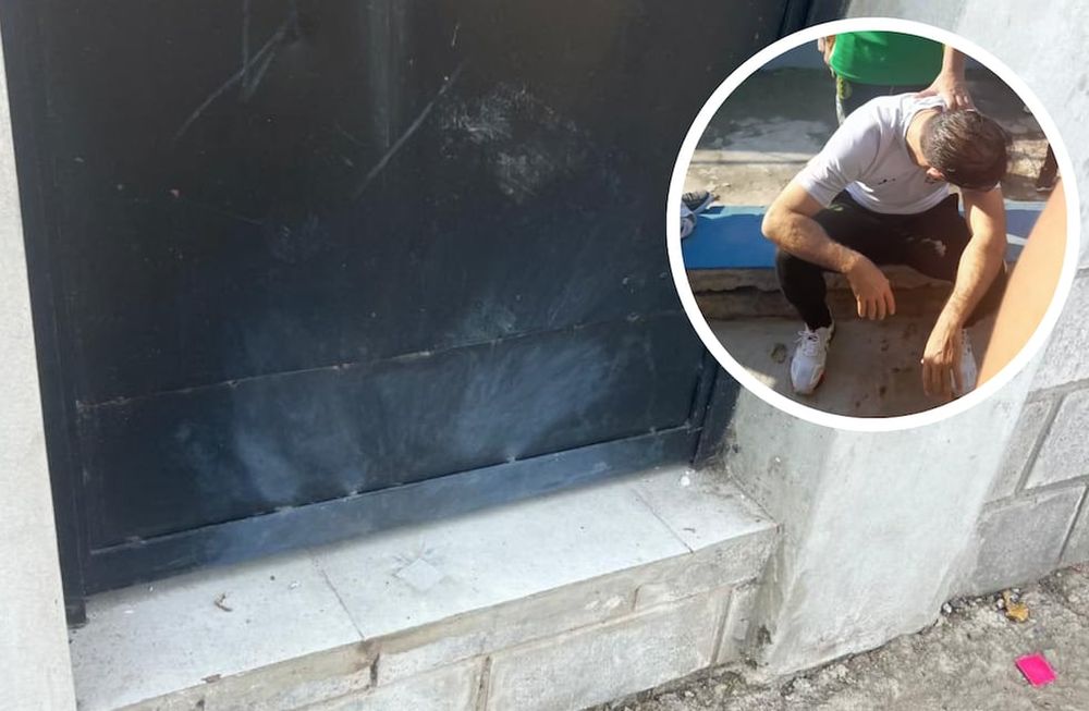 Andrés Yllana, el principal afectado de la bomba de estruendo
