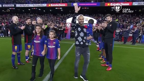 Mirá la emotiva despedida de Mascherano en el Camp Nou
