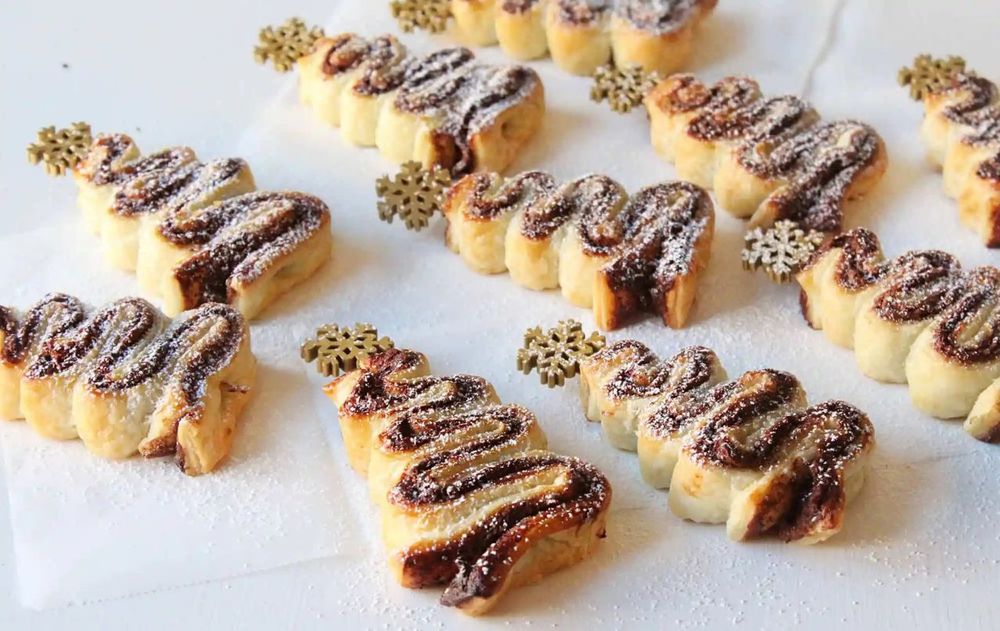 arbolitos de navidad de nutella