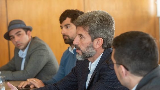 Ulpiano Suarez recibió a las nuevas autoridades de la Cecitys