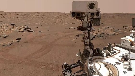 El robot Perseverance, en Marte