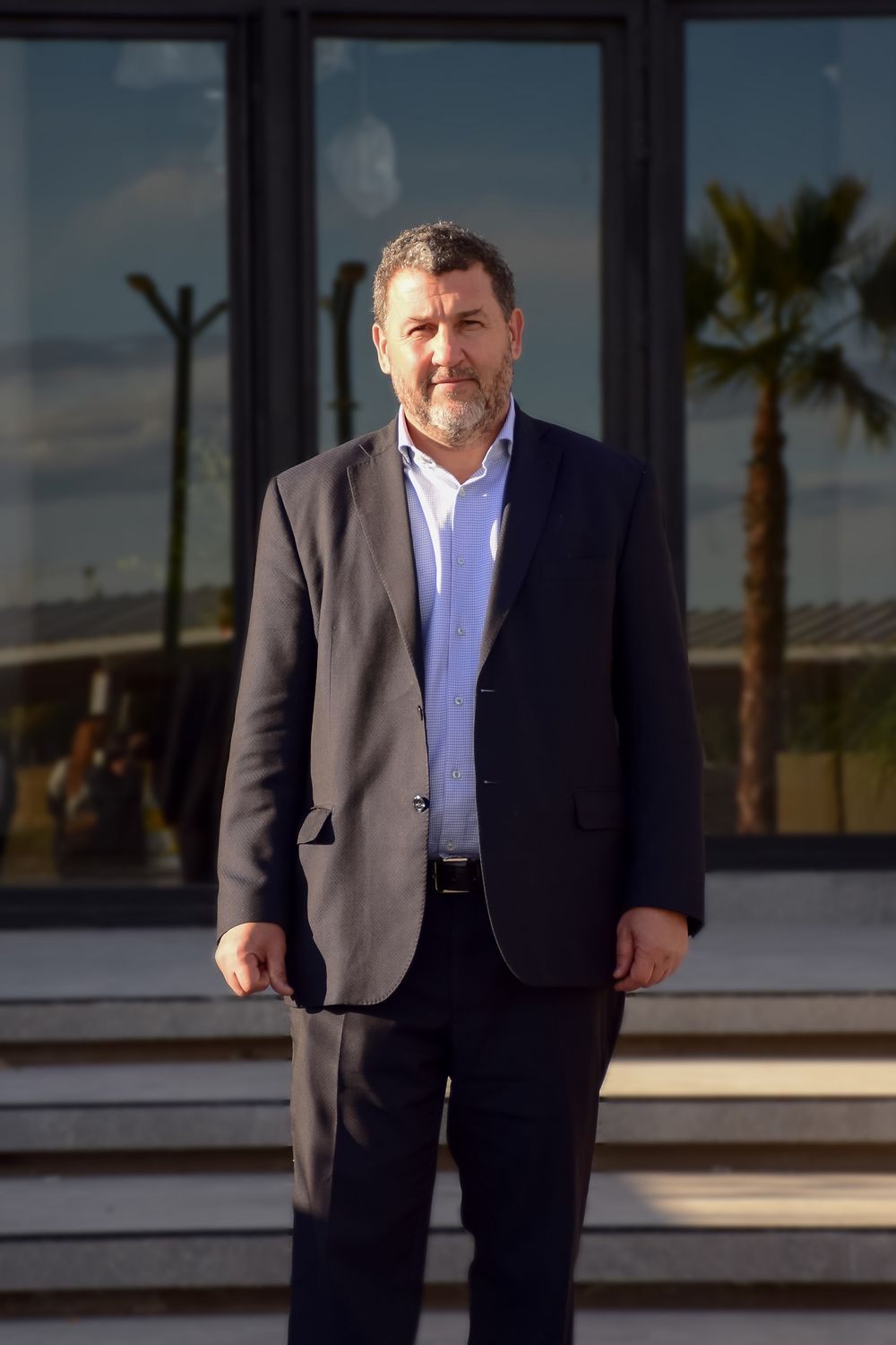 Flavio Kristich en el nuevo hotel Totem en San Martín.