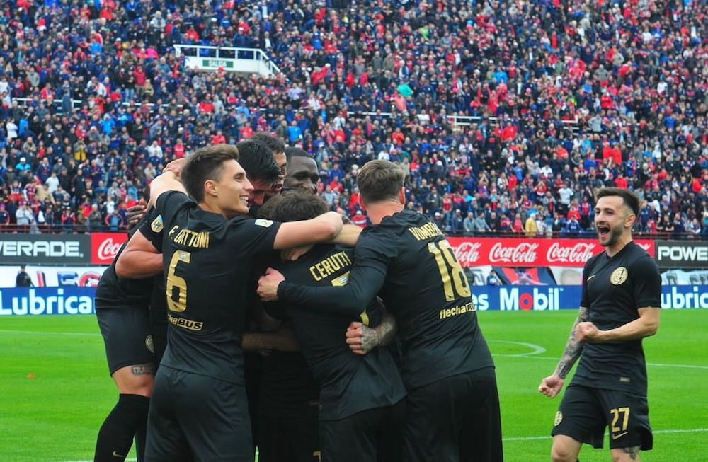El Ciclón se despidió de la Liga Profesional con una goleada y clasificando a la Copa Sudamericana. Foto: @SanLorenzo