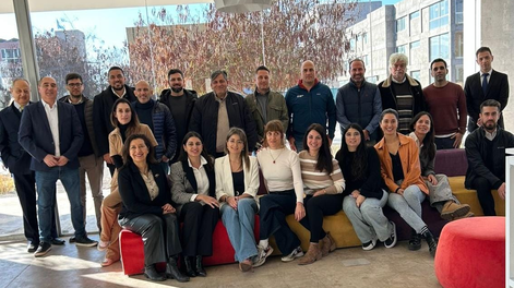 Miembros fundadores del Cluster, &nbsp;Marisol Cavichioli directora de GenB; Farid Nallim director de Reciclarg; Carina&nbsp;