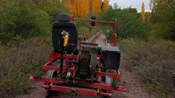 Robo de rieles y material ferroviario: cómo están las vías de Mendoza y cómo se controla su estado. Foto: Gentileza Ferrotur Andino