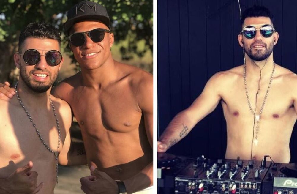 El Kun Agüero y Mbappé, juntos en Ibiza