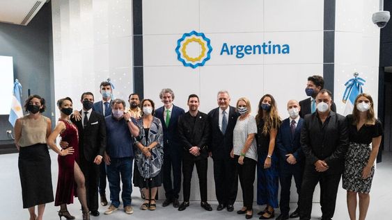 Messi estuvo en la Exposición Universal de Dubái 2020.