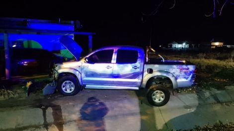 Los Andes | En Real del Padre, San Rafael, un hombre de 38 años saltó un canal y terminó en el patio de una casa - Foto Fuentes Policiales