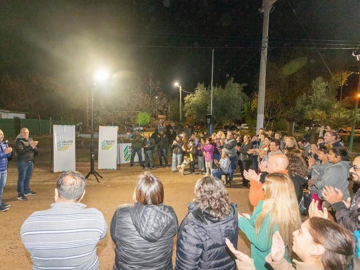Maipú crece en su plan de reconversión lumínica