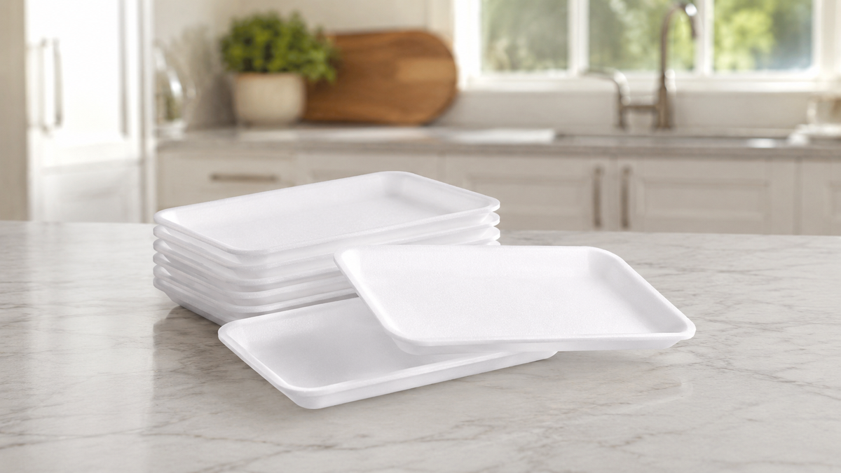 Reciclaje: guardá las bandejas de fiambre y convertilas en un espectacular adorno para tu casa