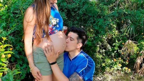 La joven pareja esperan a Julieta, la segunda hija del matrimonio.