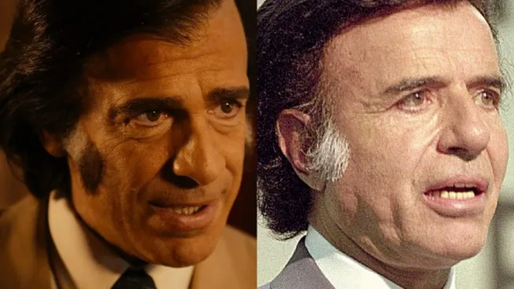 Leonardo Sbaraglia como el expresidente Carlos Menem.
