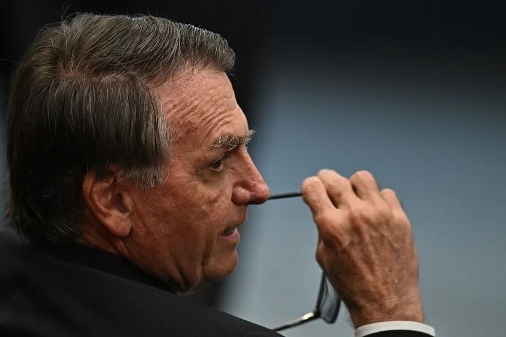 El expresidente de Brasil Jair Bolsonaro asiste al Tribunal Supremo, el 10 de junio de 2025, en Brasilia (Brasil). 