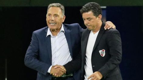 Sin diferencias. Russo y Gallardo saben que sus equipos tuvieron chances para ganarlo, pero que les faltó “sangre fría” en la definición. El cotejo no tuvo mucho vuelo. (Fotobaires)