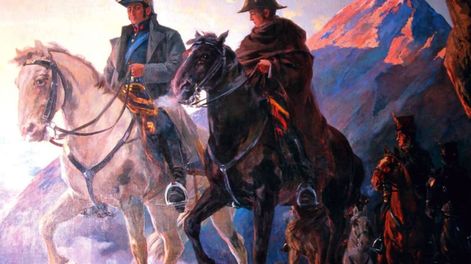 El cruce de Los Andes.