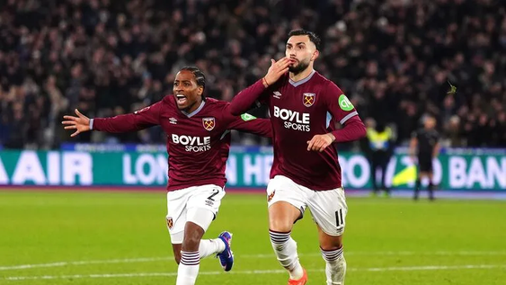taty castellanos rompe el hielo en west ham con un gol agonico que clasifica al club en la fa cup
