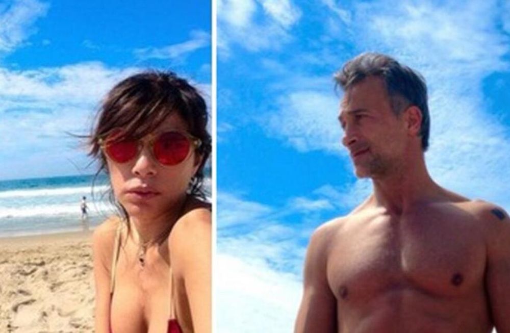 Catherine Fulop y Ova Sabatini: de vacaciones en la playa