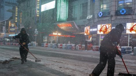 Tormenta de nieve en Nueva York