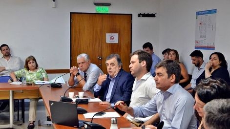 Los Andes | Los diputados Mario Negri, Juan Manuel López y Omar De Marchi, entre otros (Foto: Prensa Juntos por el Cambio)