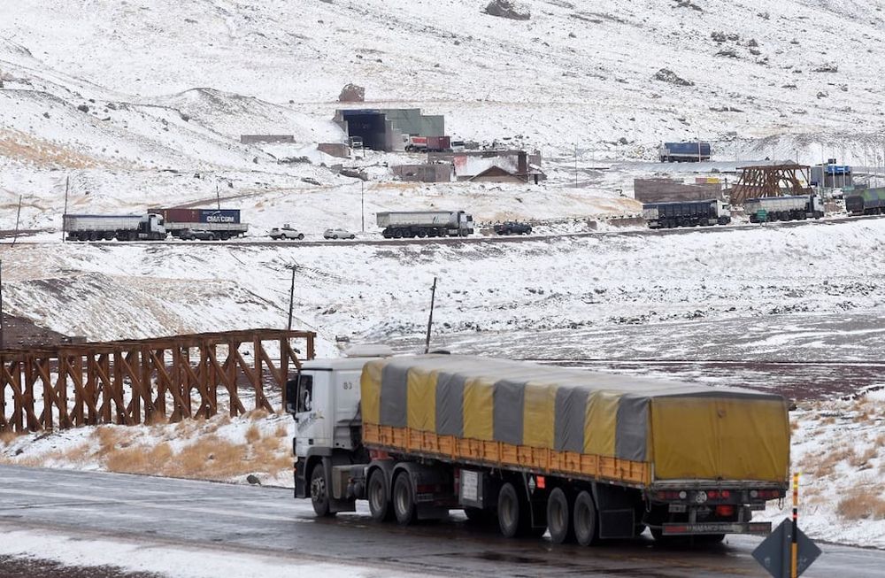 Suspenden el paso de camiones a Chile, por un accidente fatal en el Paso Internacional. Imagen ilustrativa / Los Andes