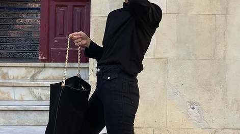 Se acabó el look total black, aquí está el color que lo sustituirá inesperadamente este invierno