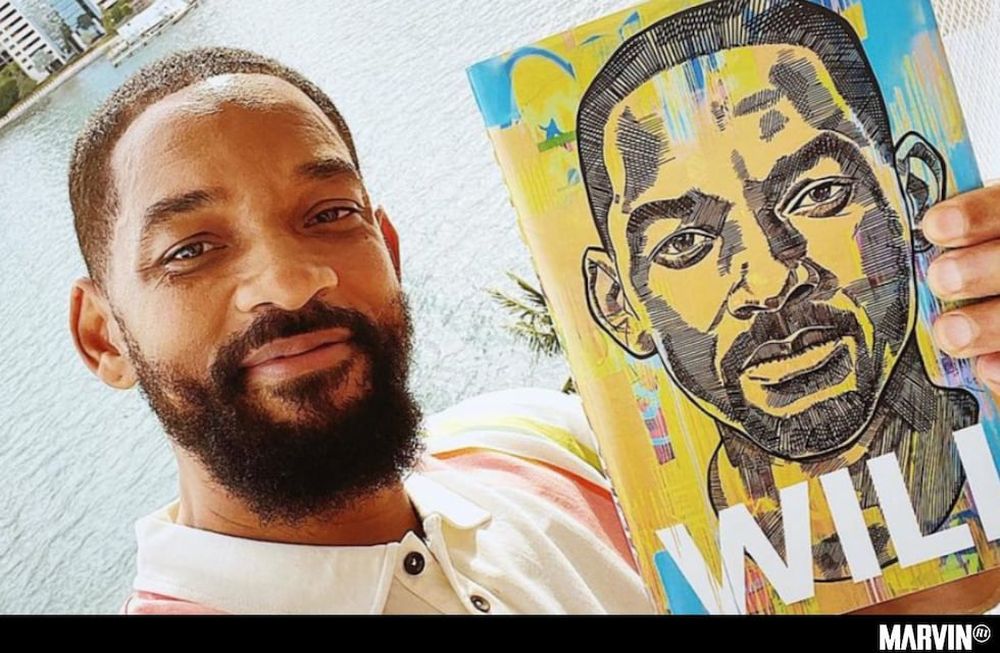 Will Smith junto a su libro.