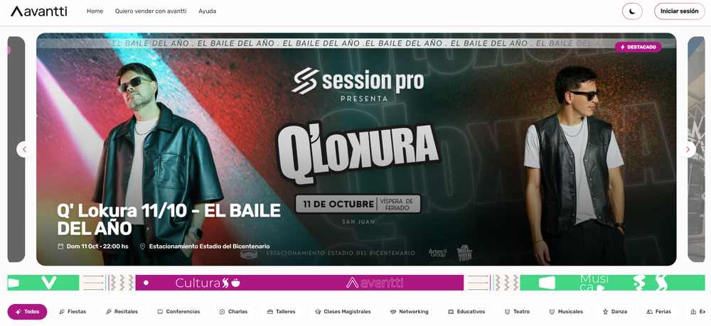 Los Andes, Diario de Cuyo y Avantti mantienen una alianza estratégica para eventos culturales, shows y mucho más.  
