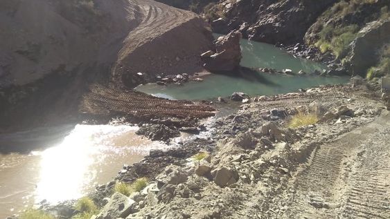 Vialidad ya abrió el nuevo camino a la futura presa de El Baqueano