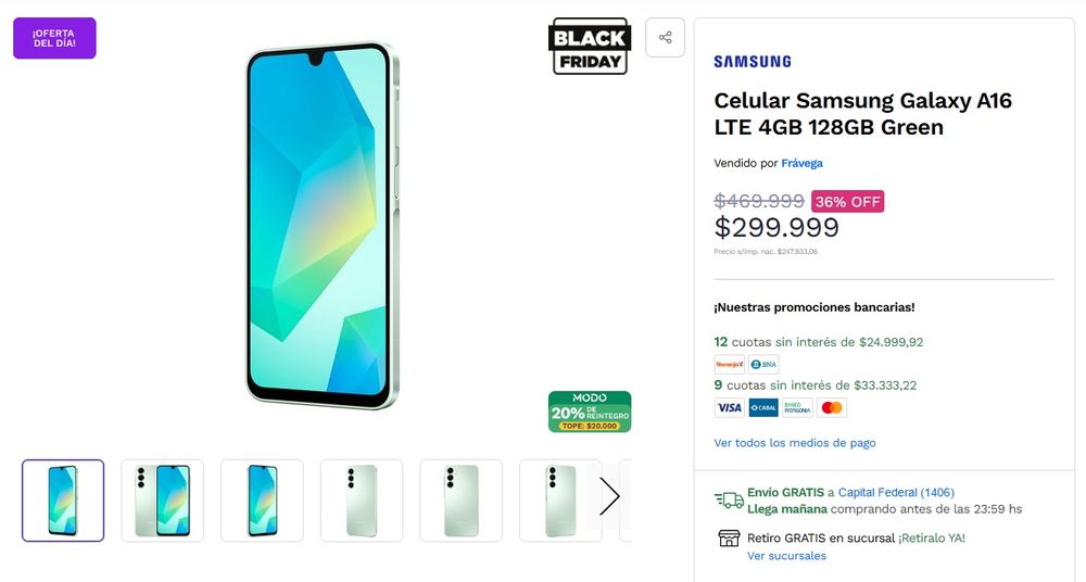 Celulares Black Friday