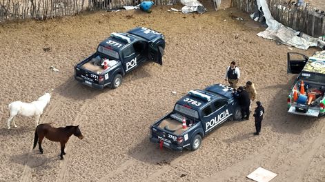 Dos cazadores furtitvos fueron detenidos en Lavalle. Gentileza Ministerio de Seguridad y Justicia.&nbsp;