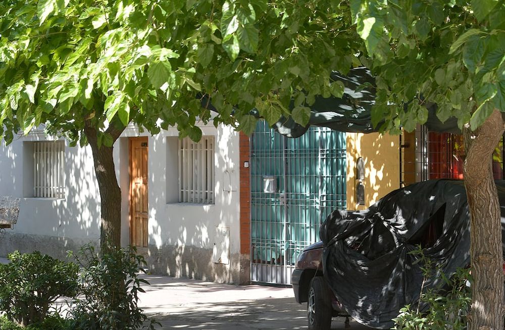 Imagen de la vivienda de Mariana Domínguez, que falleció por el impacto de una bala perdida. Foto: archivo Los Andes