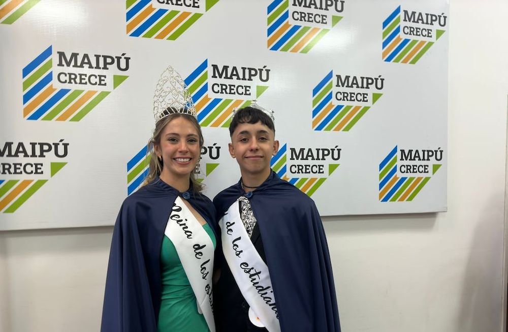 Maipú ya tiene su Reina y Rey de los Estudiantes