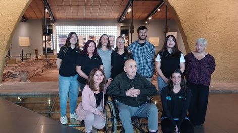 El reconocido anticuario visitó el Museo del Área Fundacional y recordó la historia de las antigüedades.&nbsp;
