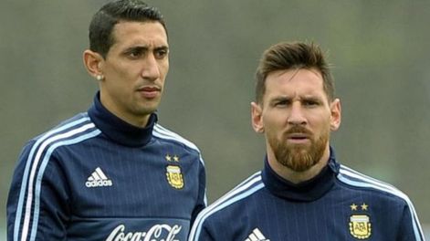Lionel Messi y Angel Di María, rosarionos y compañeros de selección. ¿Jugarán juntos en el PSG? / Gentileza.