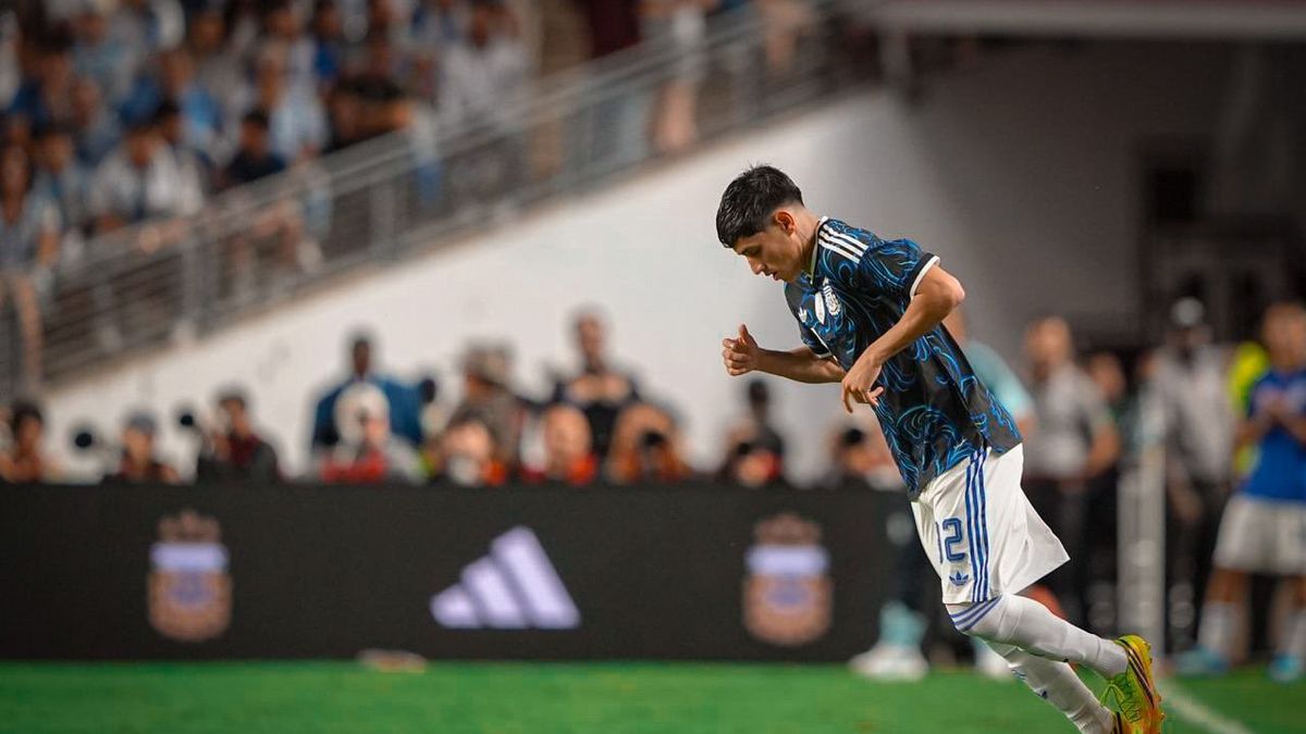 Histórico: Tomás Aranda debutó en la Selección Arg