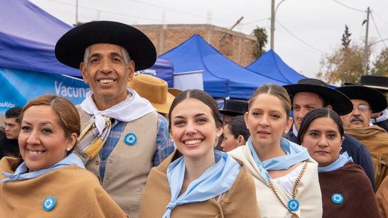 Maipú se viste de celeste y blanco por los festejos de la Patria