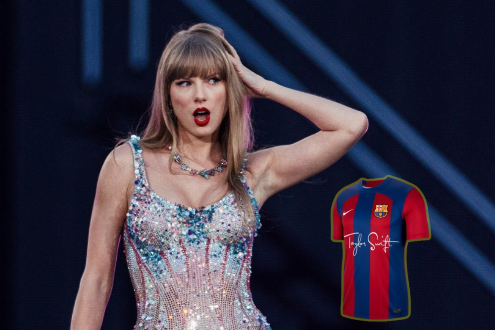 El nombre de Taylor Swift podría lucirse en las camisetas del Barcelona&nbsp;