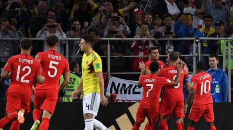 Inglaterra sacó a Colombia por penales y se metió en cuartos de final