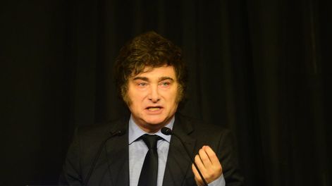 El presidente Javier Milei (Foto gentileza La Voz)