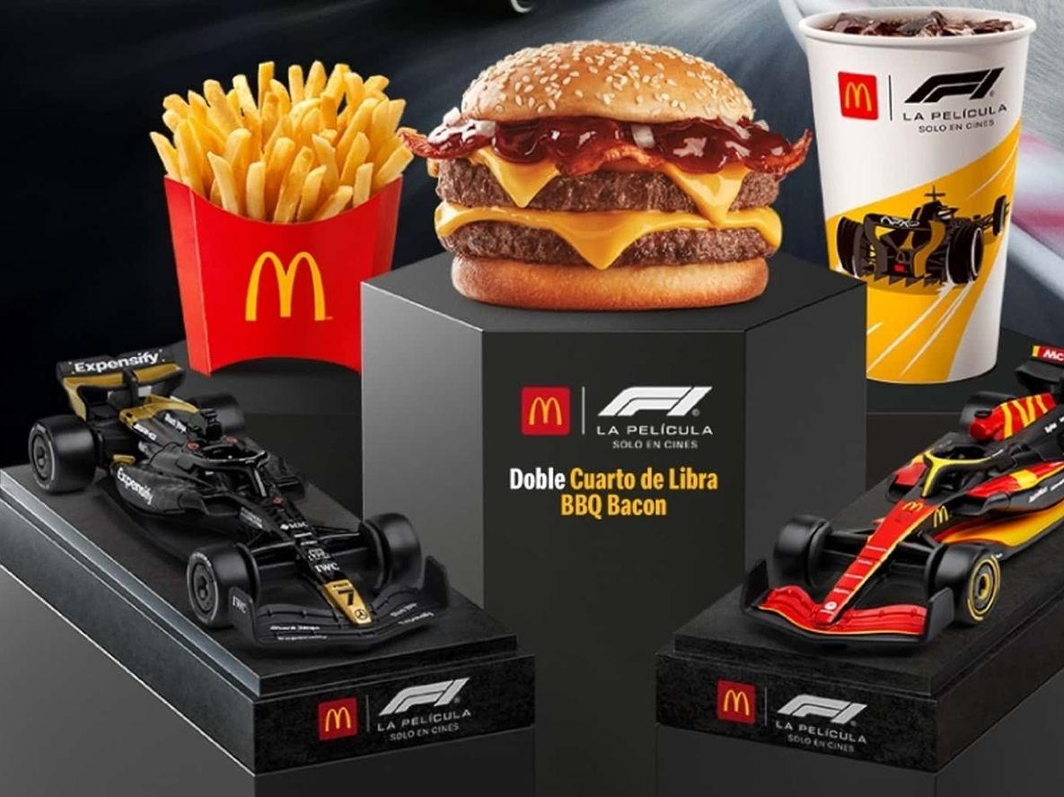 Cuánto cuestan los combos y autitos de la F1 en McDonalds Argentina