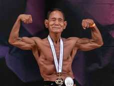 Toshisuke Kanazawa,&nbsp;ganador del Campeonato de Fitness Máster de Japón.