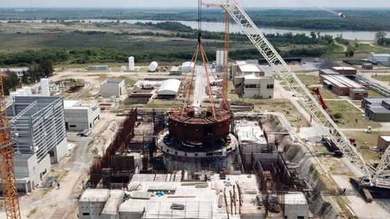 El proyecto Carem 25 lo lleva adelante la Comisión Nacional de Energía Atómica (CNEA) en un predio ubicado en Lima, provincia de Buenos Aires. (Télam)
