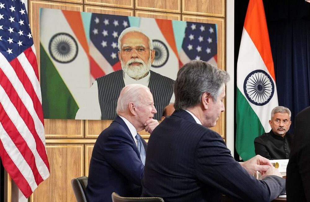 Joe Biden, presidente de Estados Unidos, sostuvo un diálogo con el primer ministro de India, Narendra Modi.
