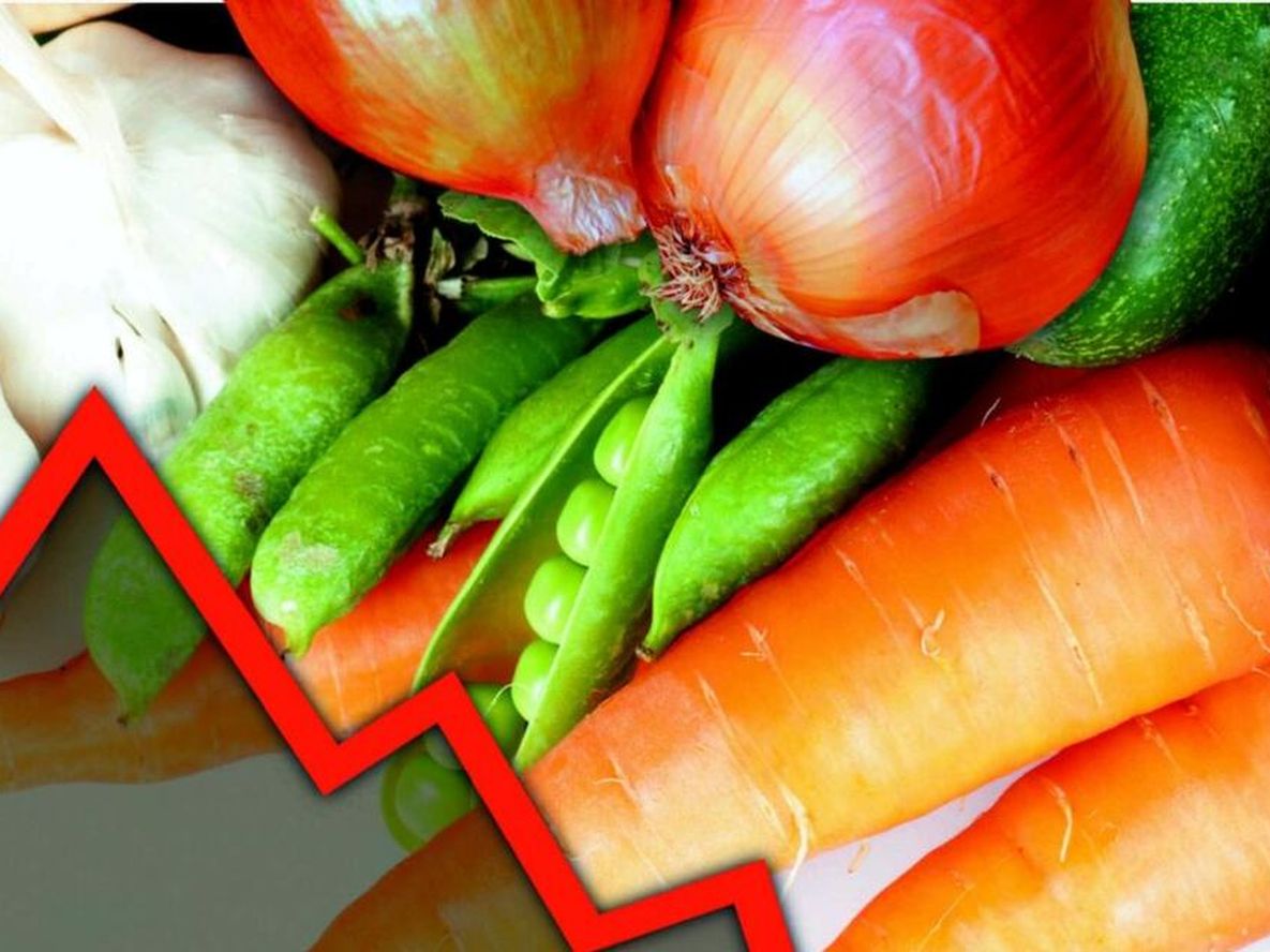 Frutas y verduras presionan la inflación pese a las bajas ventas