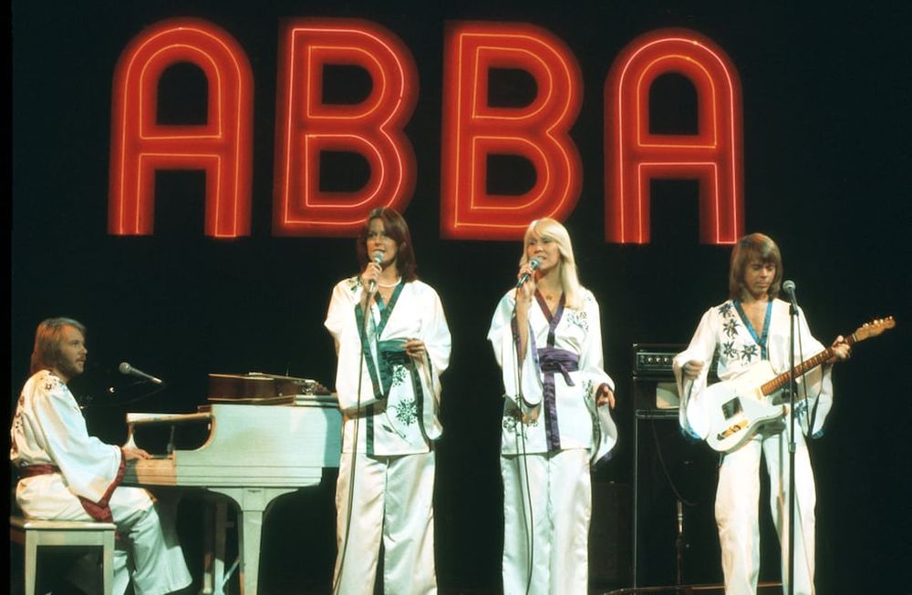 Un concierto de la banda sueca en los 80.